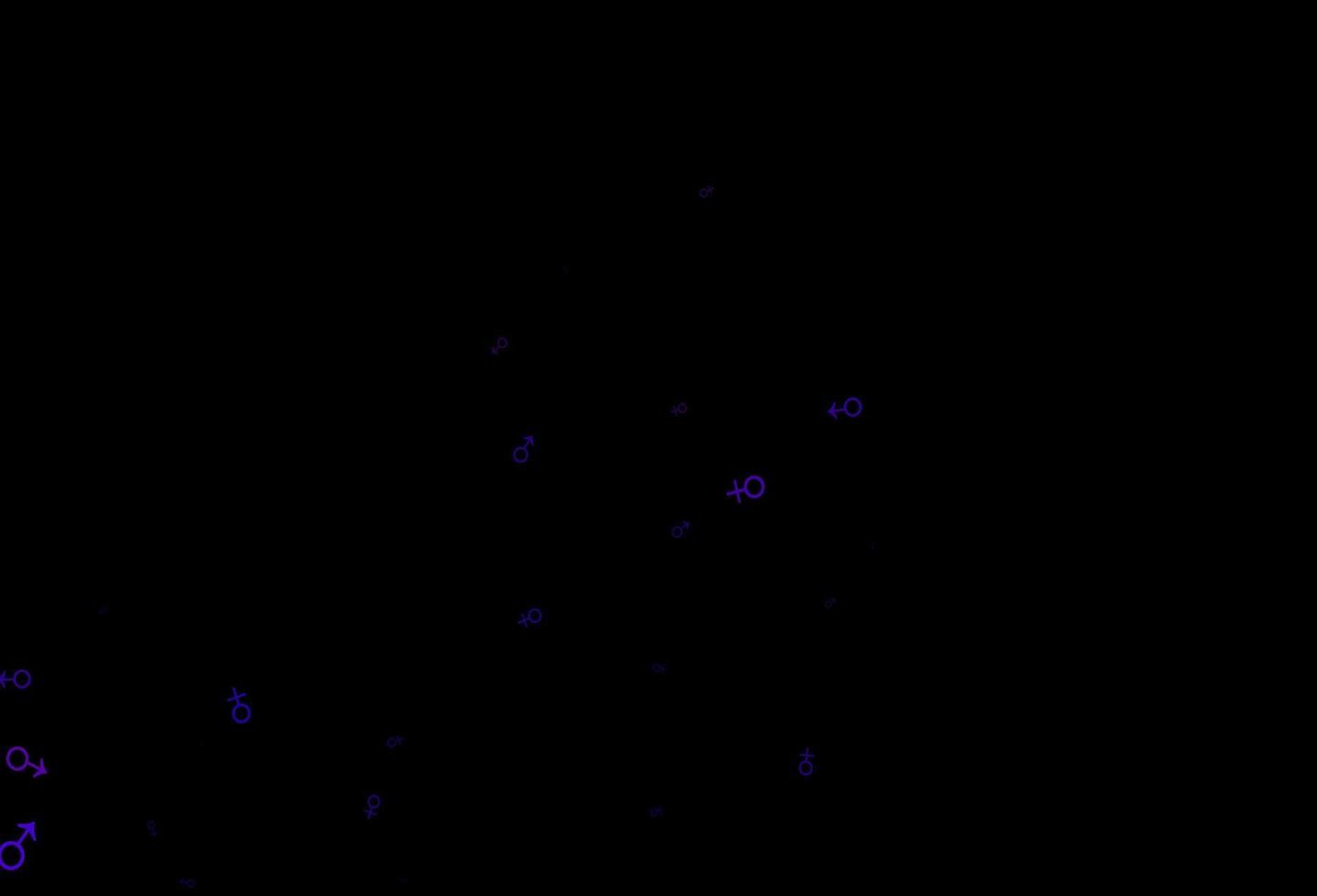 mörklila vektorstruktur med manliga, kvinnliga ikoner. vektor