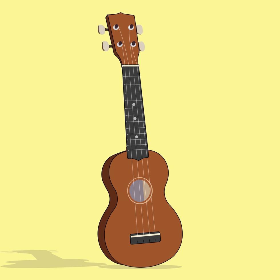 Eine Vektorgitarre, perfekt für die Musikindustrie vektor