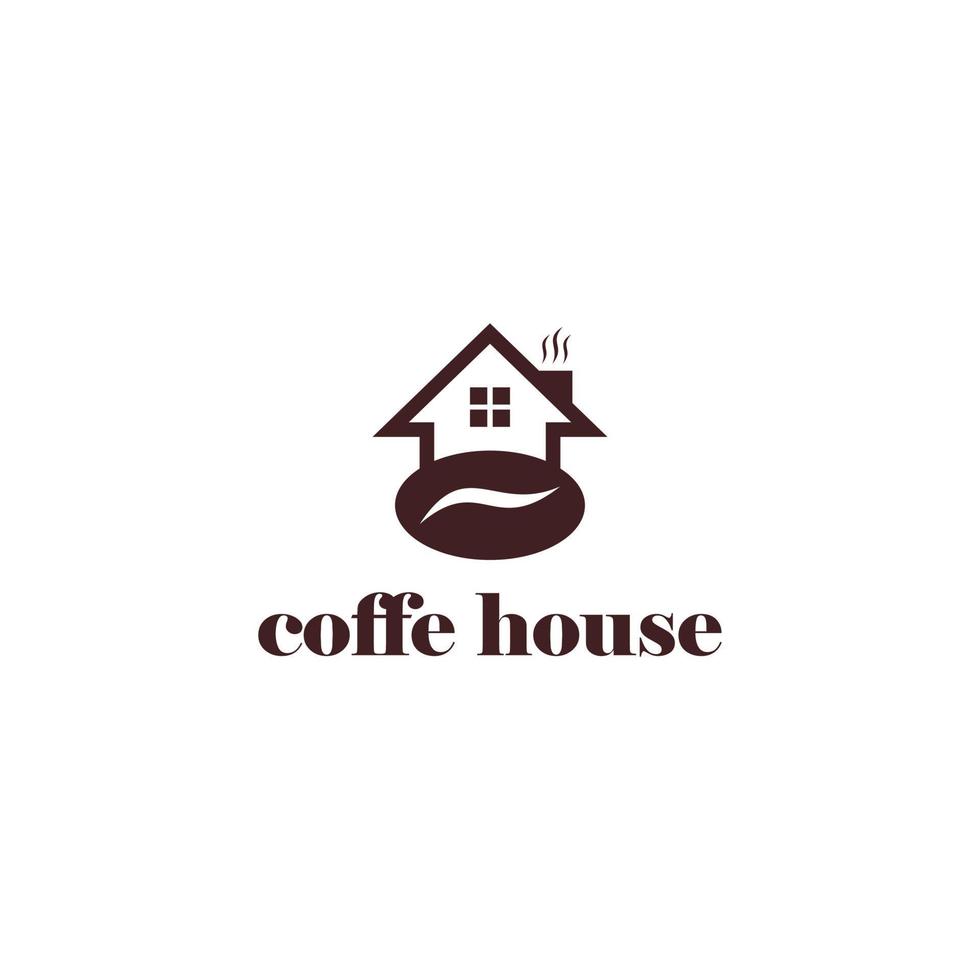 Kaffee Haus abstrakt Design Logo vektor