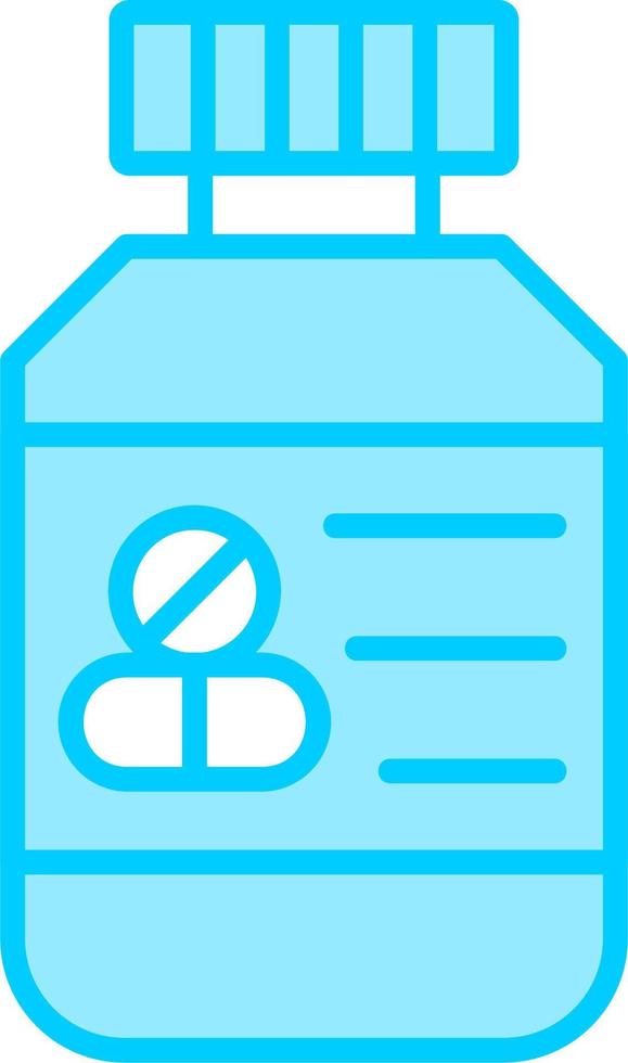 Vektorsymbol für Pillenflaschen vektor