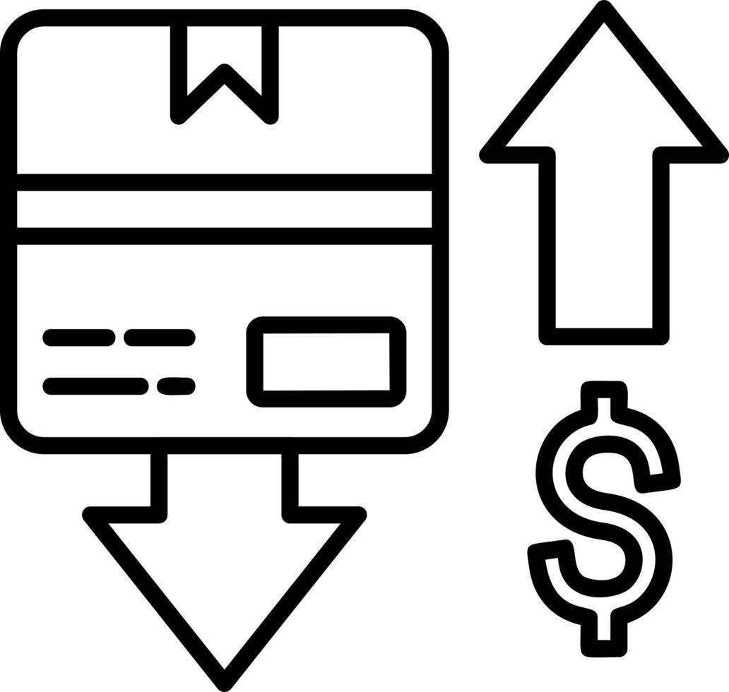 gelandet Kosten Vektor Symbol