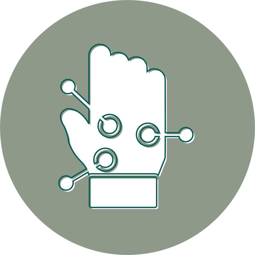 hand akupunktur vektor ikon
