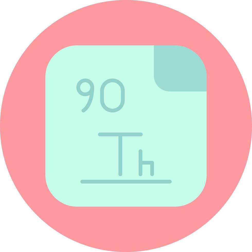 thorium vektor ikon