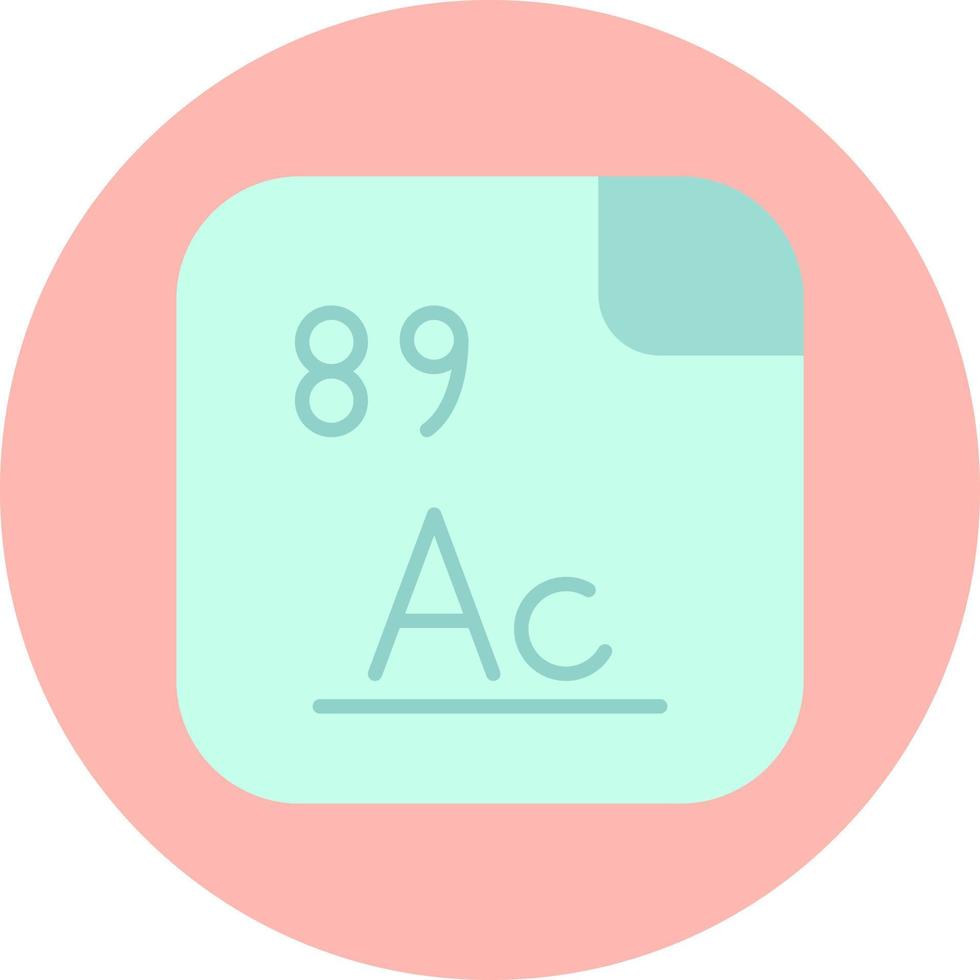 aktinium vektor ikon