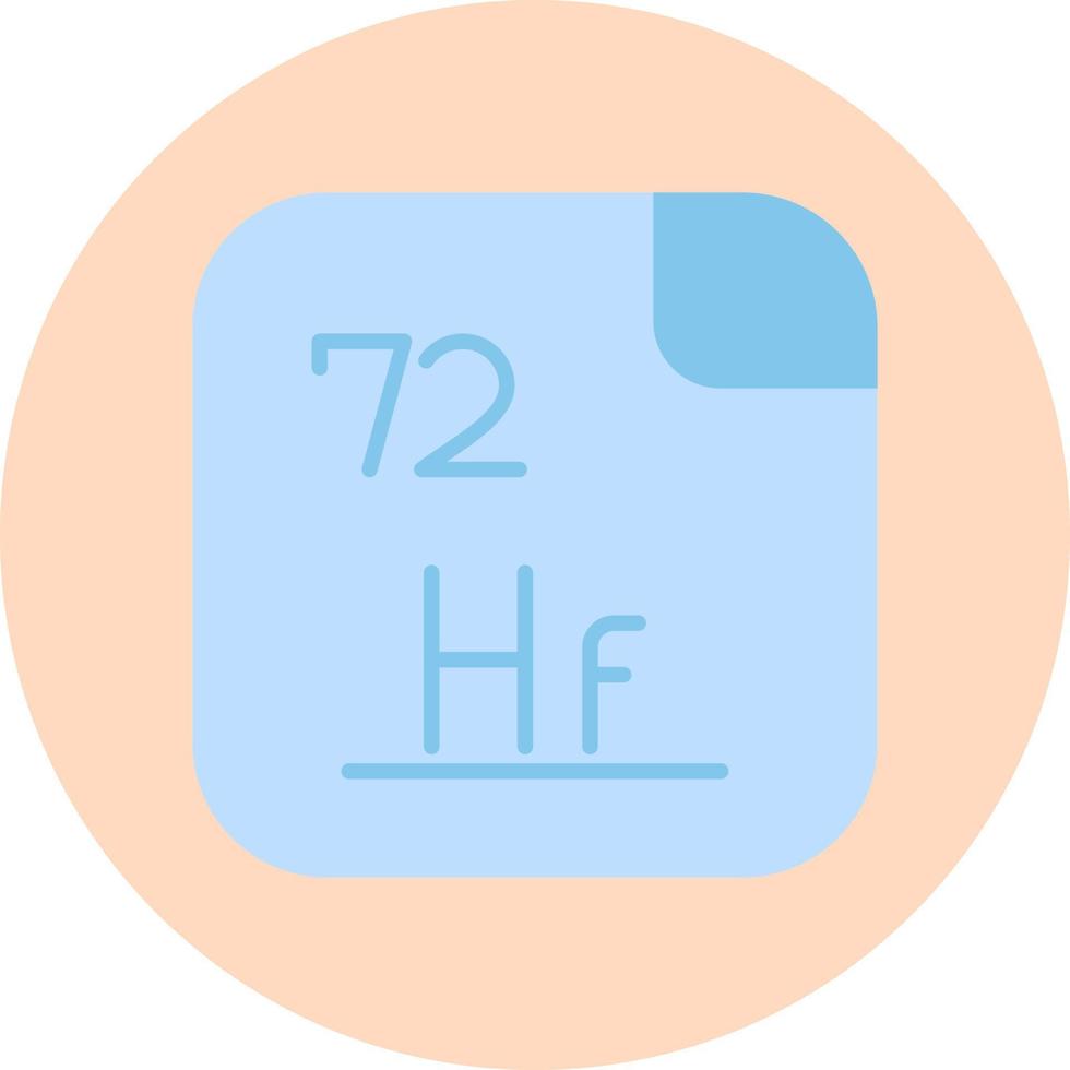 Hafnium Vektor Symbol