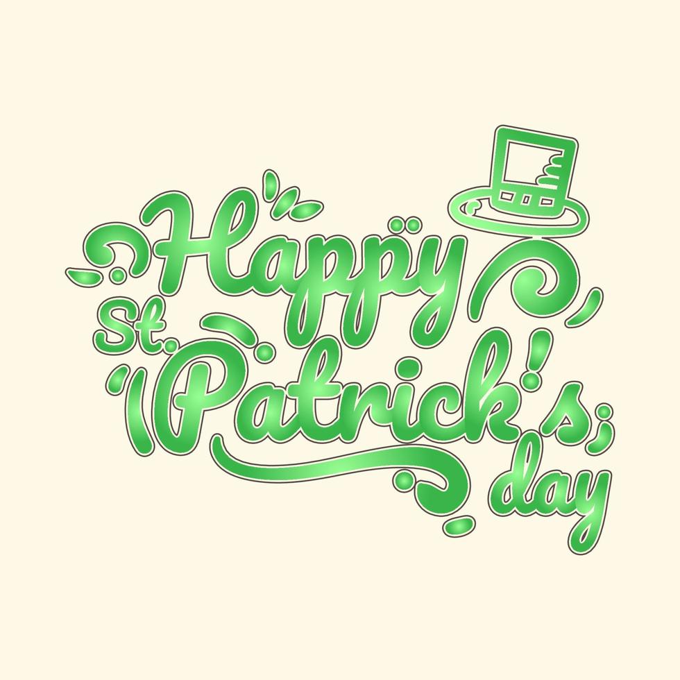 Happy St. Patricks Tag vektor