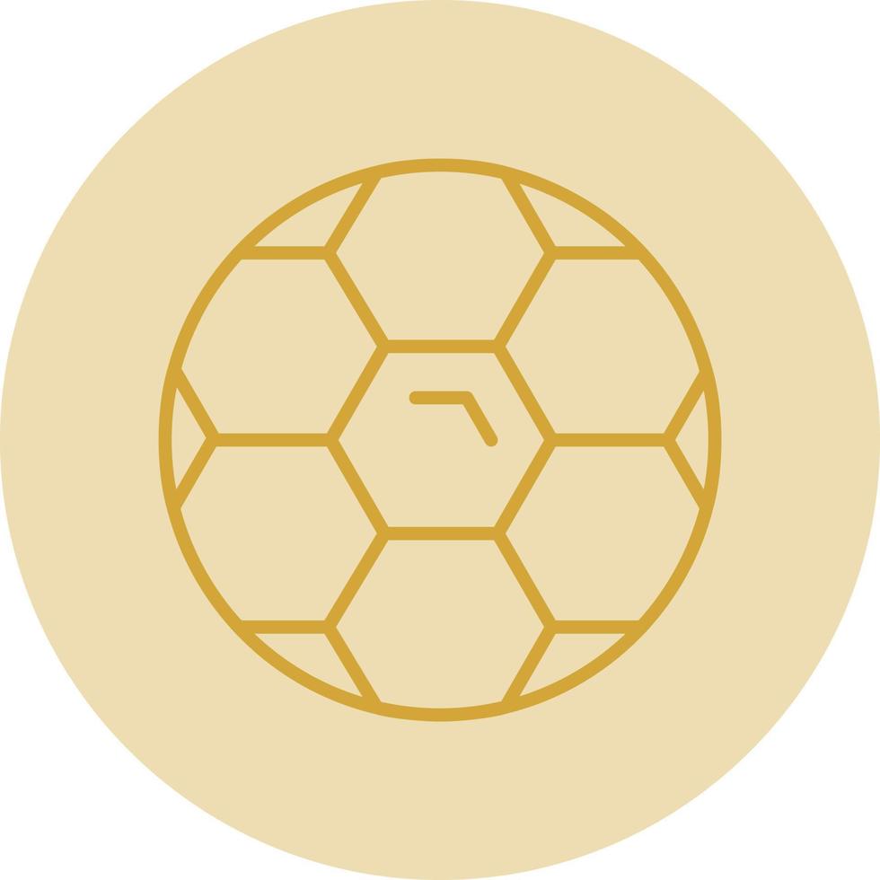 Fußball-Vektor-Icon-Design vektor