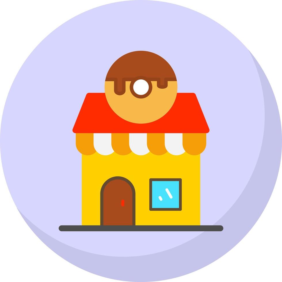 Donut-Shop-Vektor-Icon-Design vektor