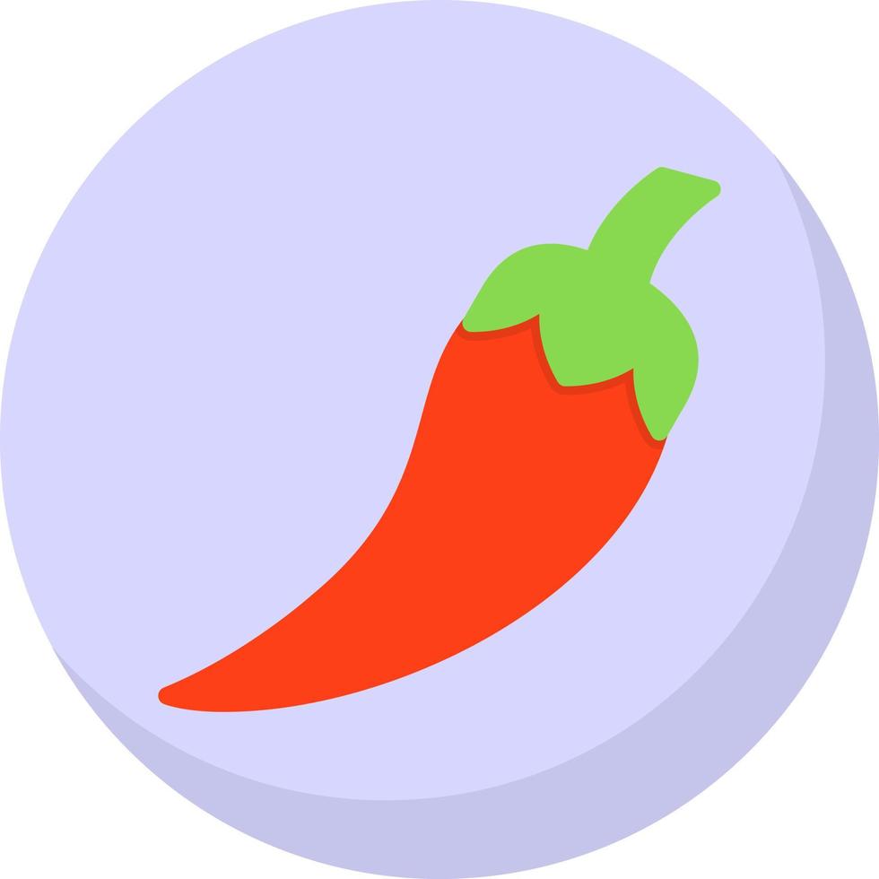 chili peppar vektor ikon design