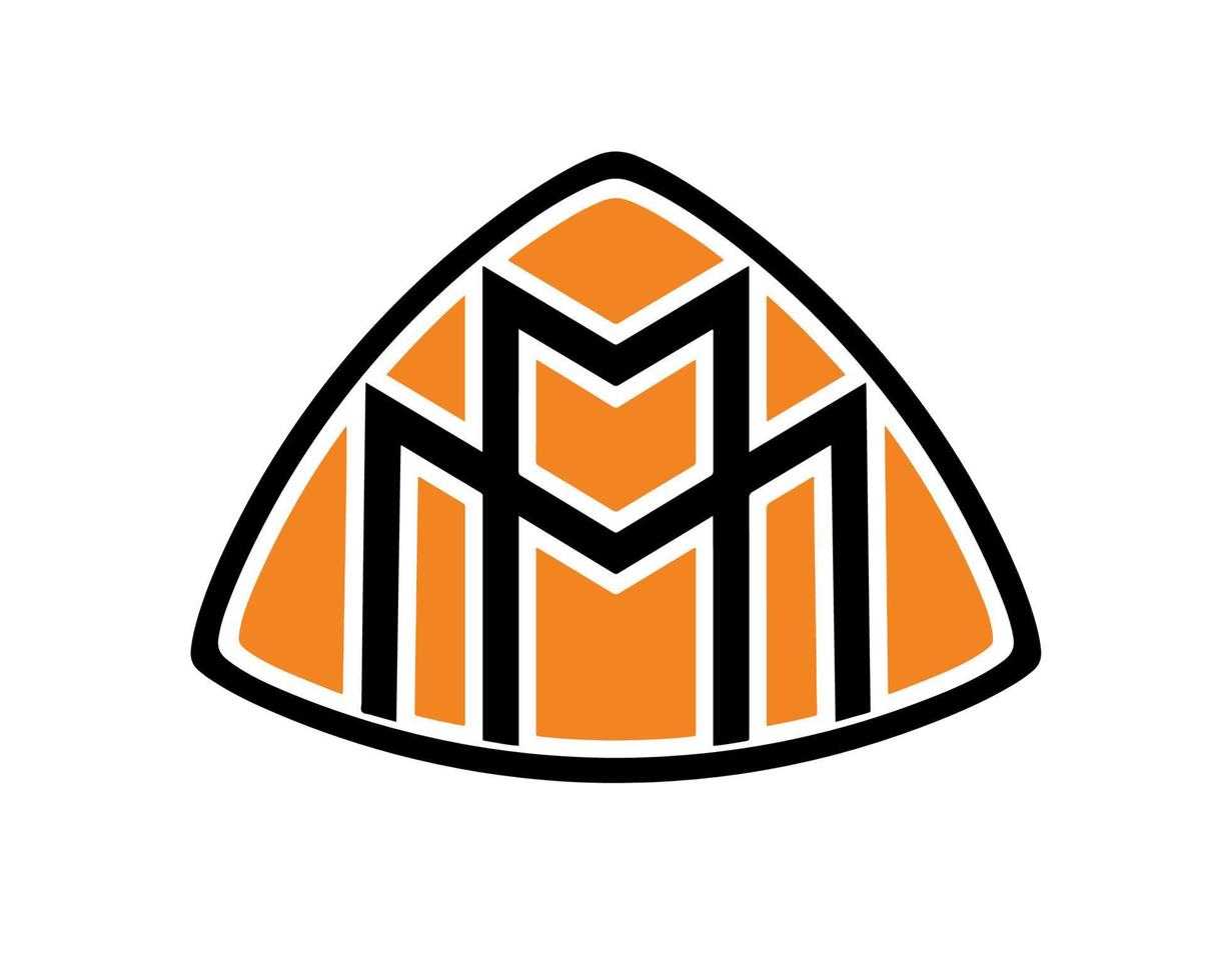 Maibach Marke Logo Auto Symbol Design Deutsche Automobil Vektor Illustration