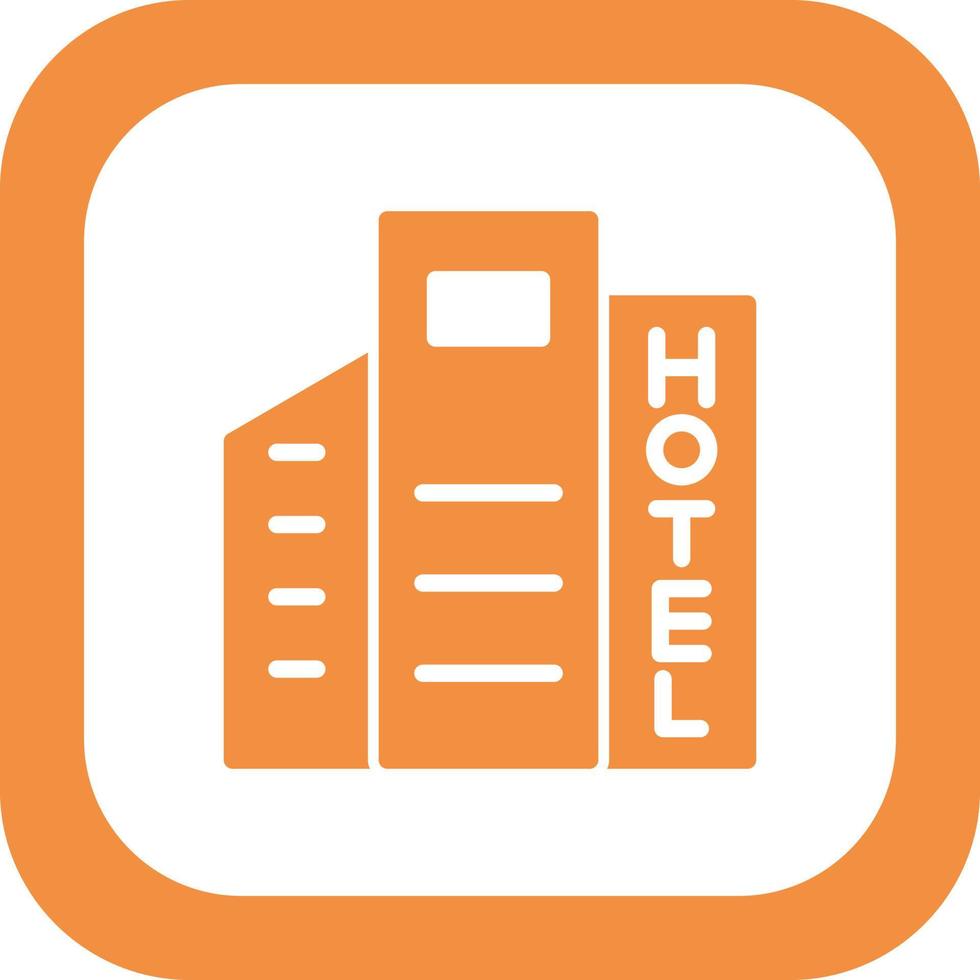 hotell vektor ikon