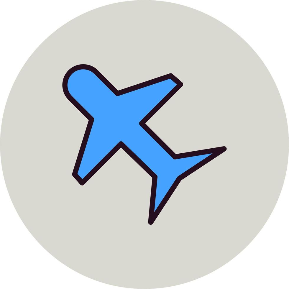 Flugzeug-Vektor-Symbol vektor