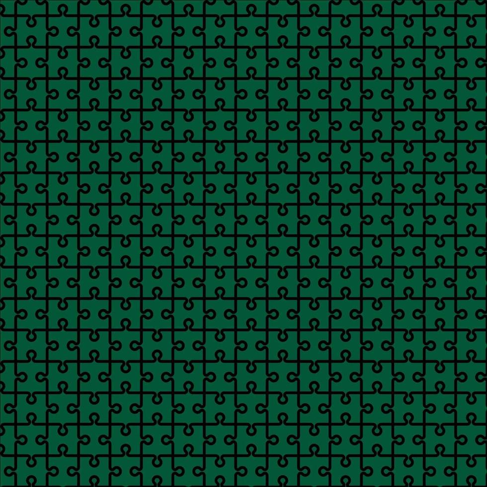 Hintergrunddesign des Puzzles des abstrakten Musters grün und schwarz vektor