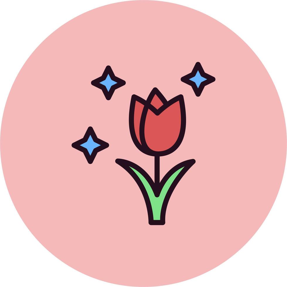 Symbol für Tulpenvektor vektor