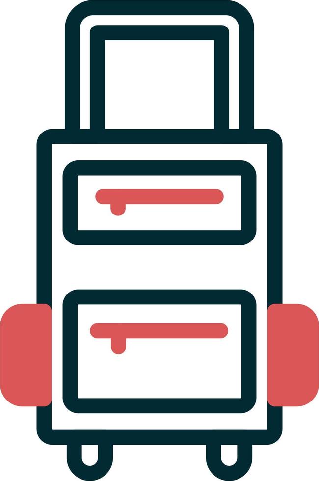 Vektorsymbol für Reisetaschen vektor