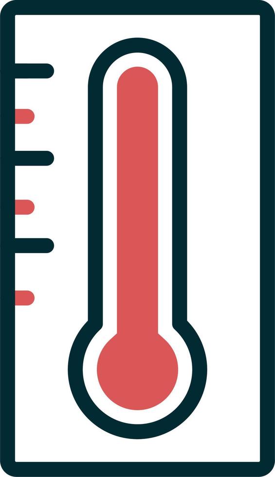 Thermometer-Vektor-Symbol vektor