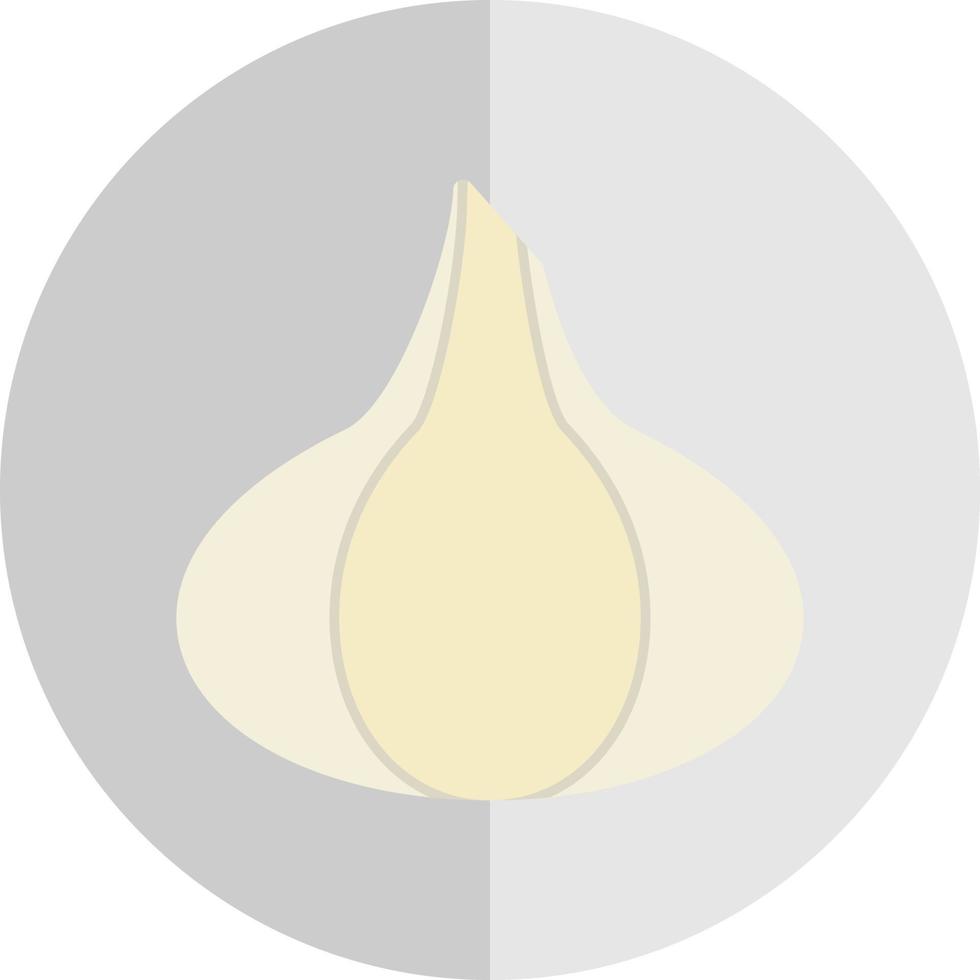 Knoblauch-Vektor-Icon-Design vektor