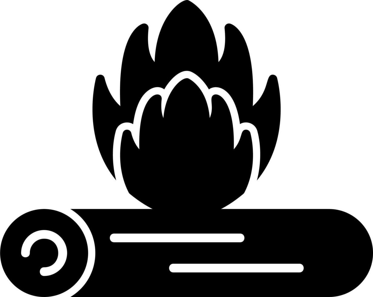 Lagerfeuer-Vektor-Symbol vektor