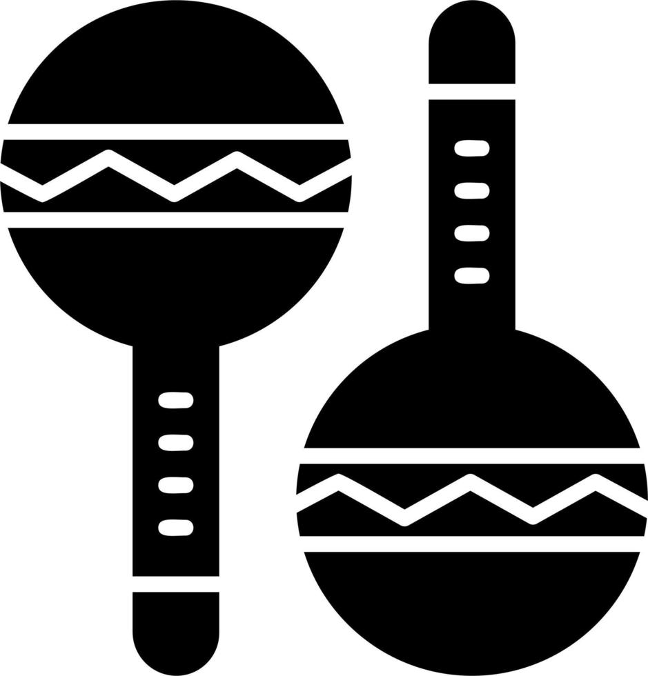 Maracas-Vektorsymbol vektor