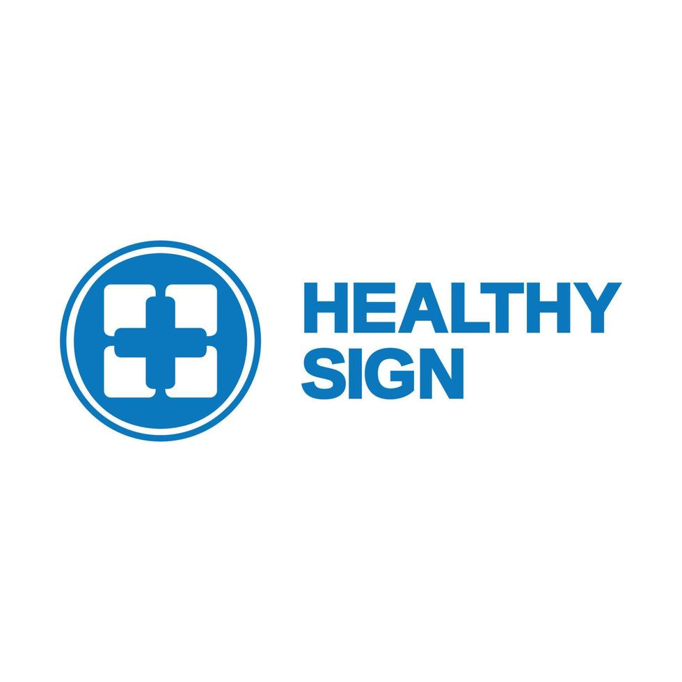 värld hälsa dag hälsa tecken logotyp design mall vektor
