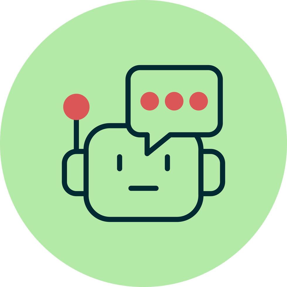 Chatbot-Vektorsymbol vektor