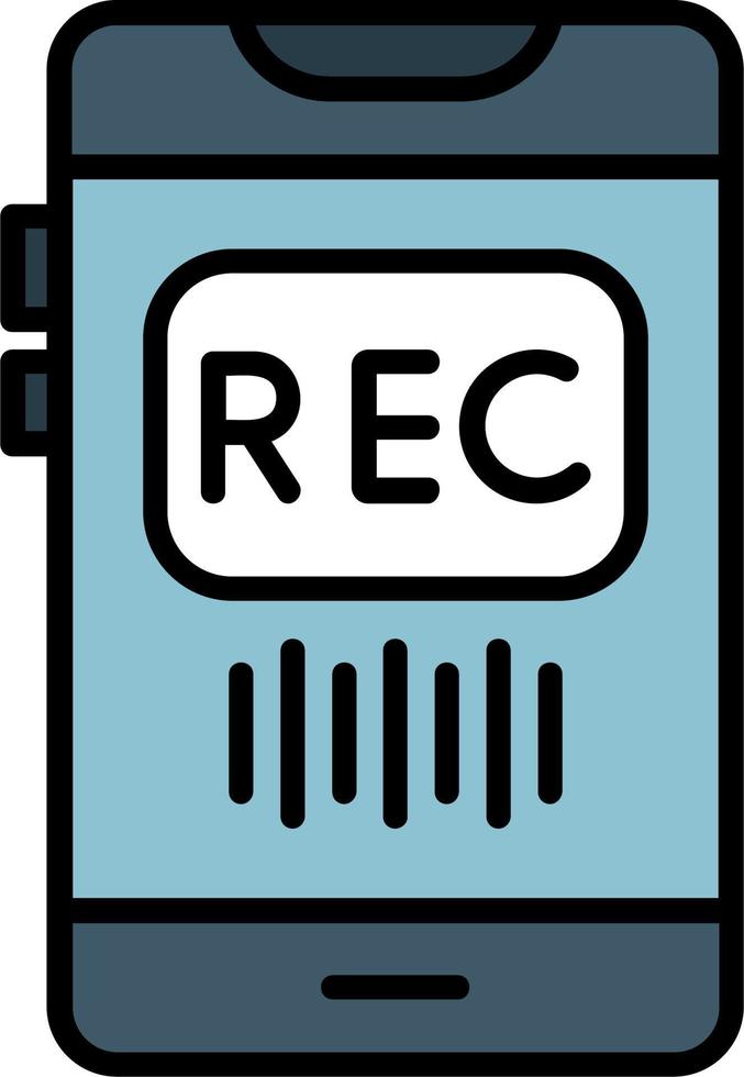 Recorder-Vektor-Symbol vektor