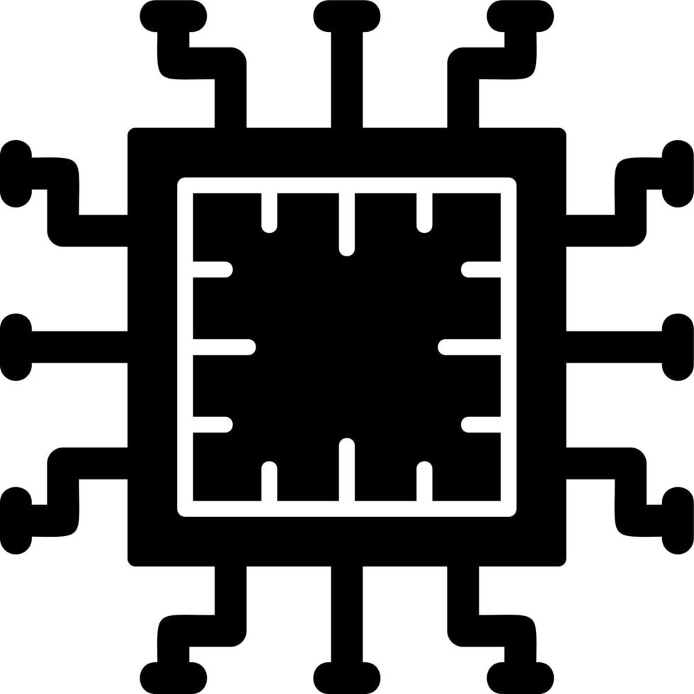 Computer Chip Vektor Symbol