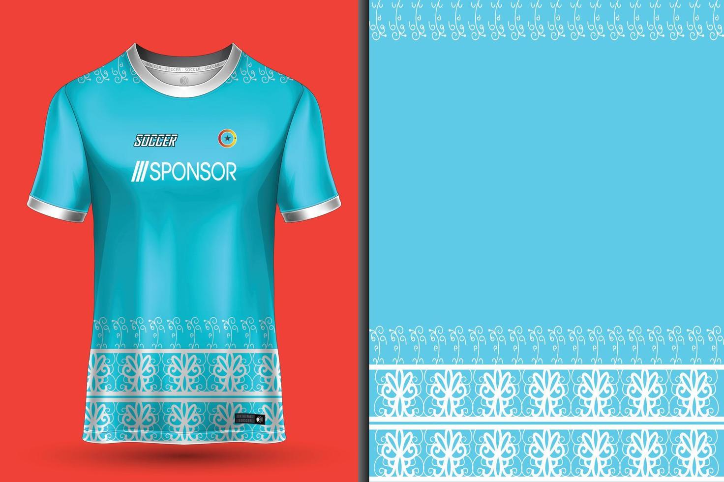 fotboll jersey mall sport t skjorta design vektor