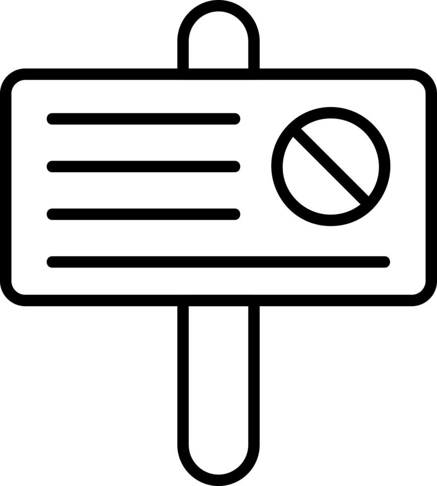 Protest-Vektor-Symbol vektor