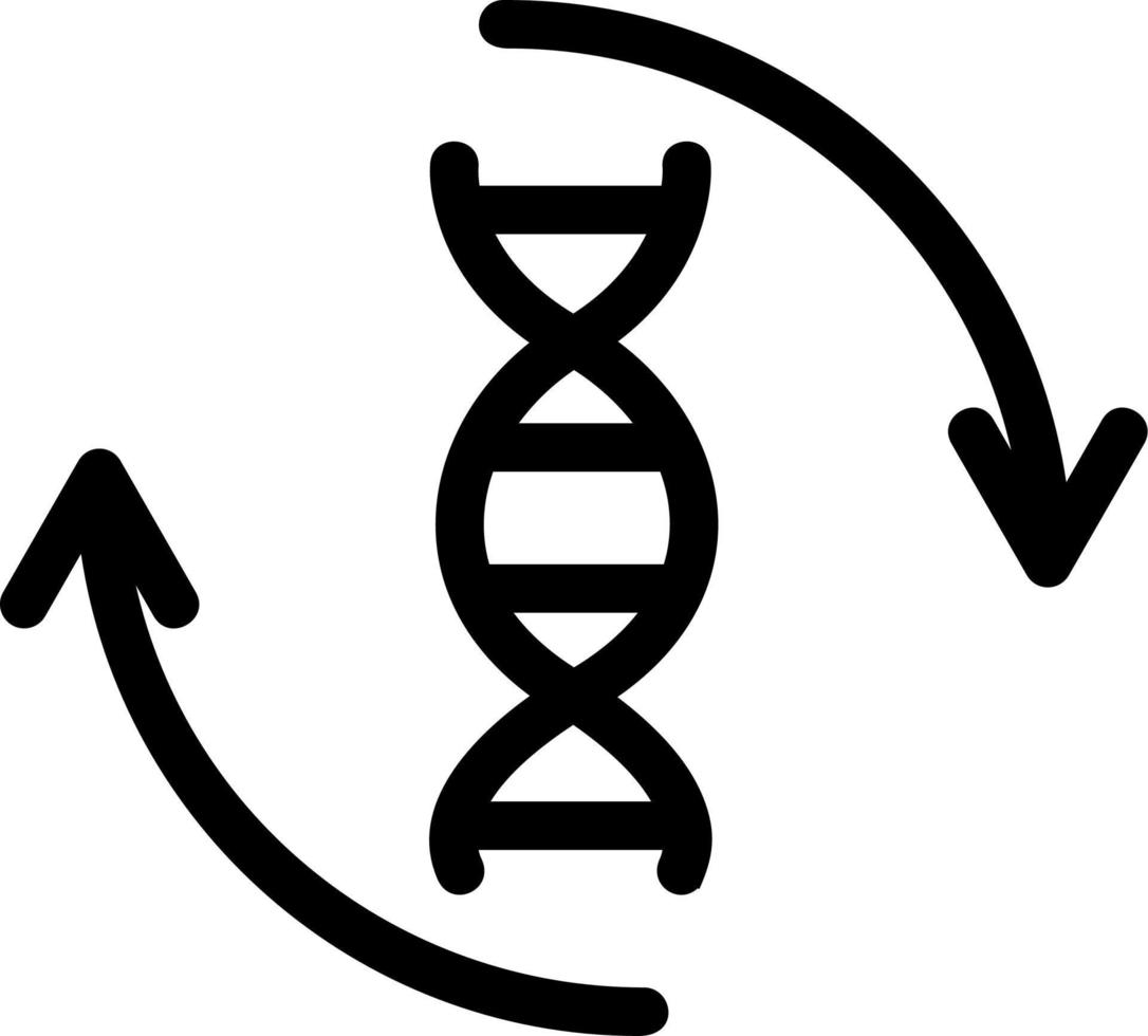 DNA-Vektor-Symbol vektor