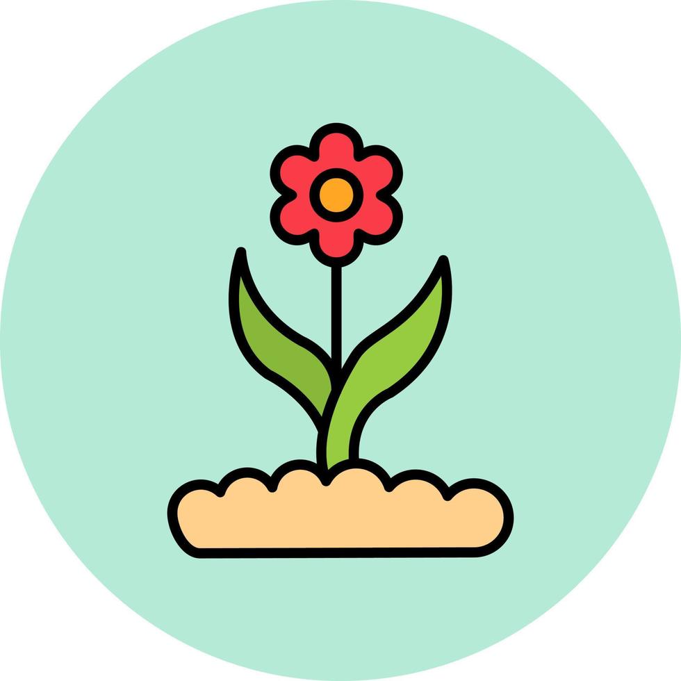 Blume Knospen Vektor Symbol