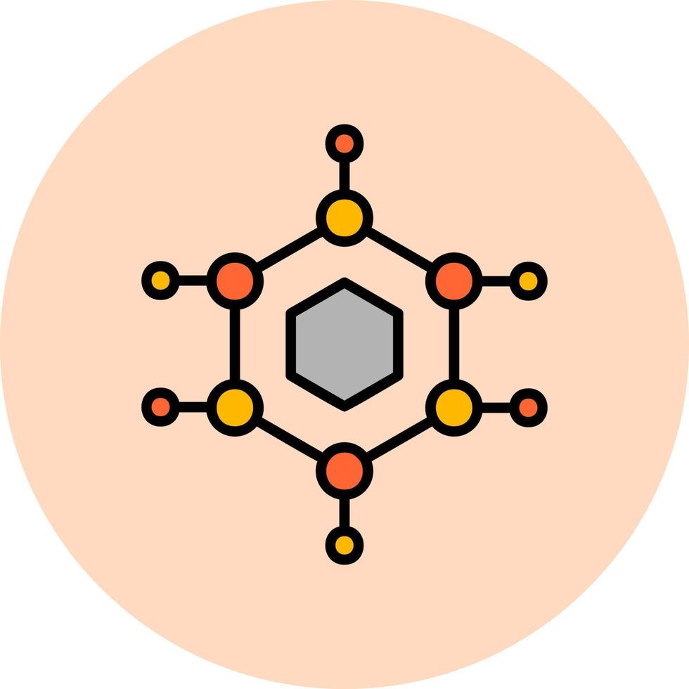 Nanotechnologie Vektor Symbol