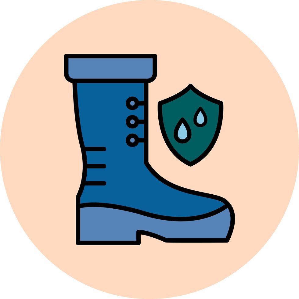 wasserdicht Schuhe Vektor Symbol