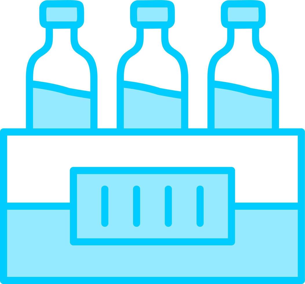 vatten flaskor vektor ikon