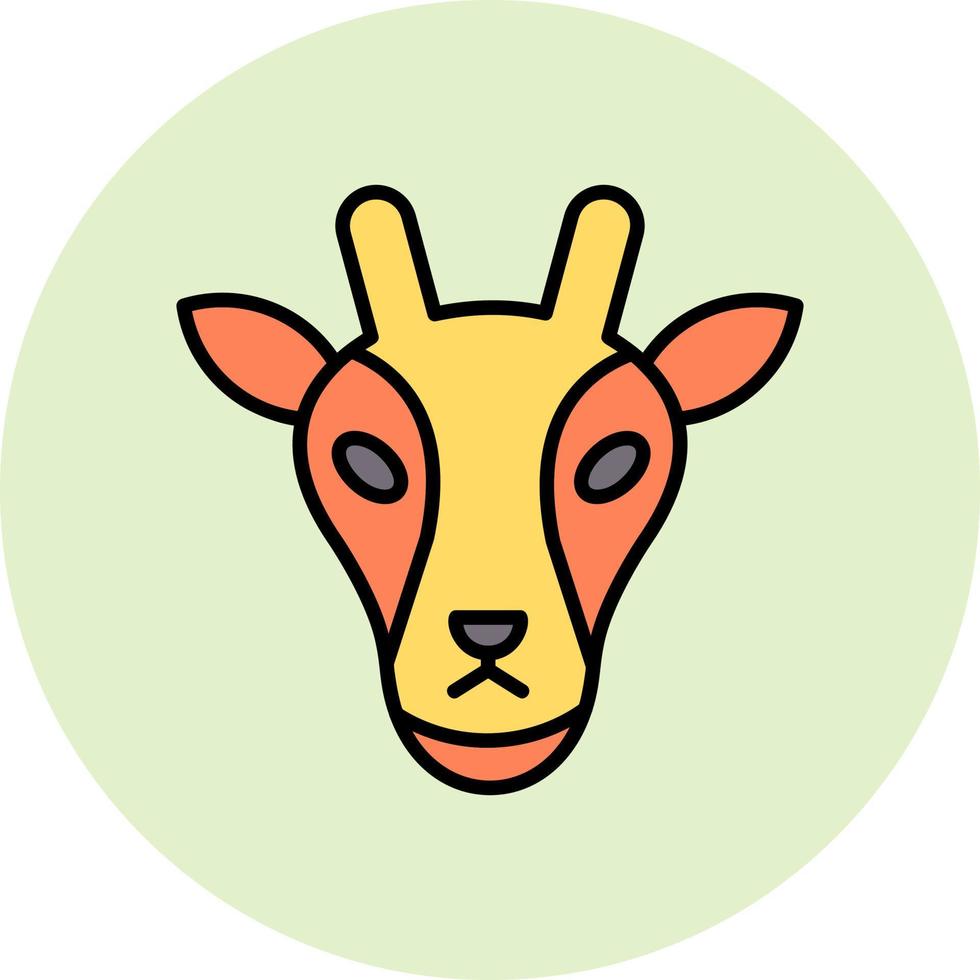 giraff vektor ikon