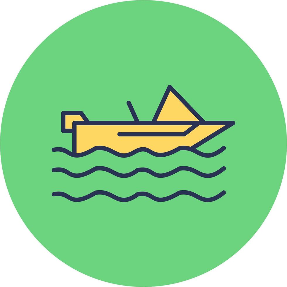 Motorboot Vektor Symbol