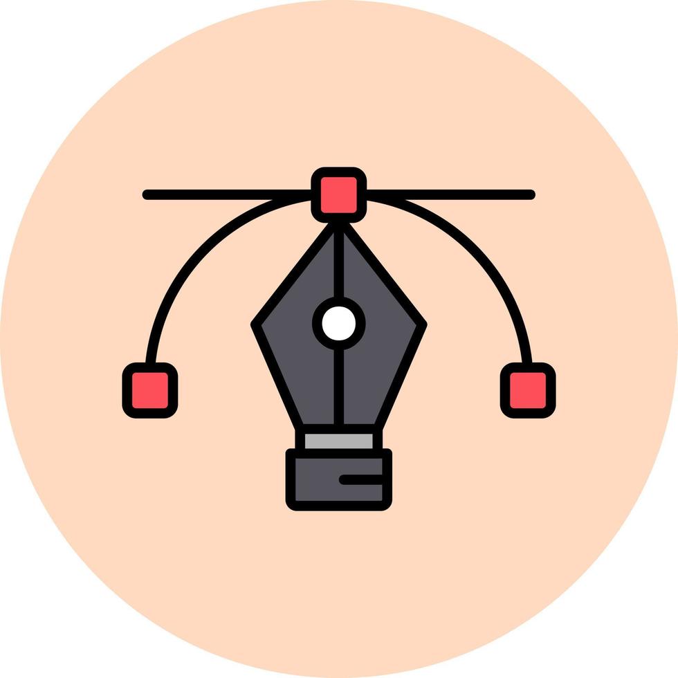 Stiftwerkzeug-Vektorsymbol vektor