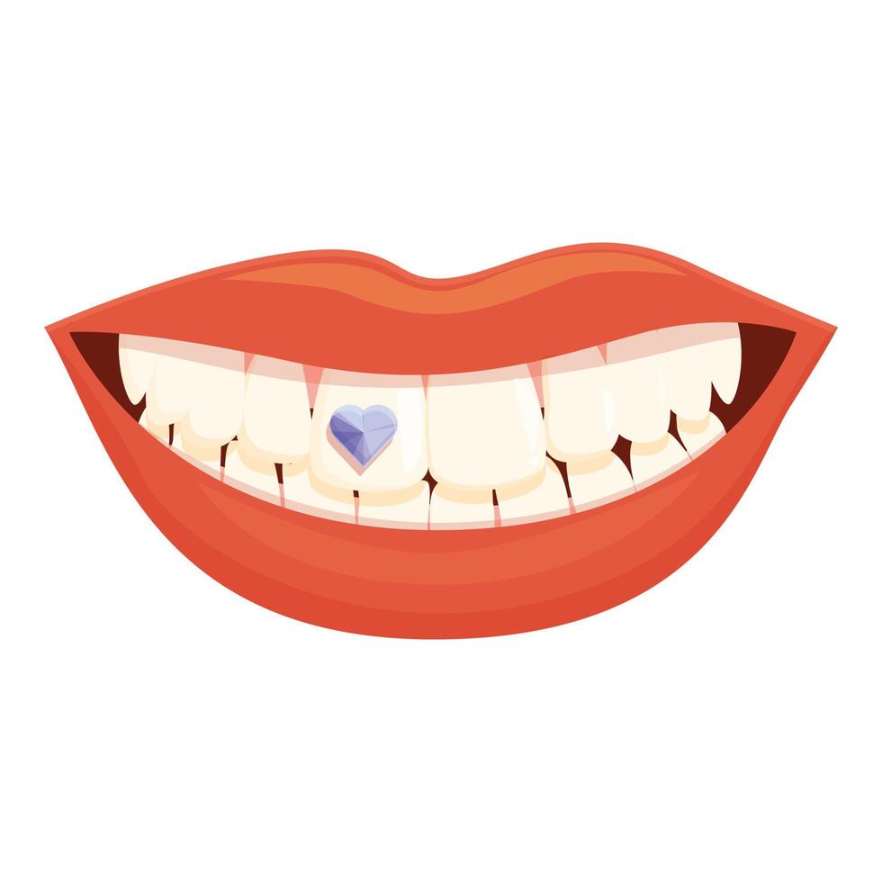 dental rubin ikon tecknad serie vektor. vård hälsa vektor