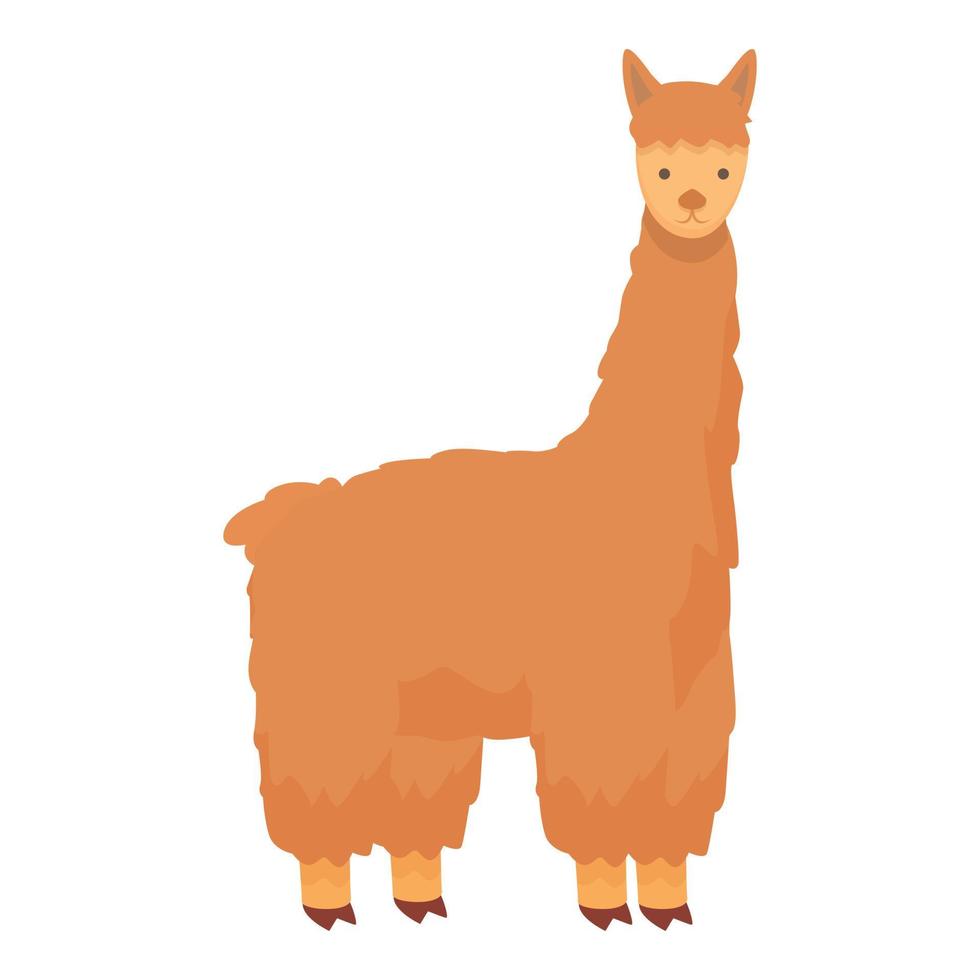 Chile Lama Symbol Karikatur Vektor. Reise Karte vektor