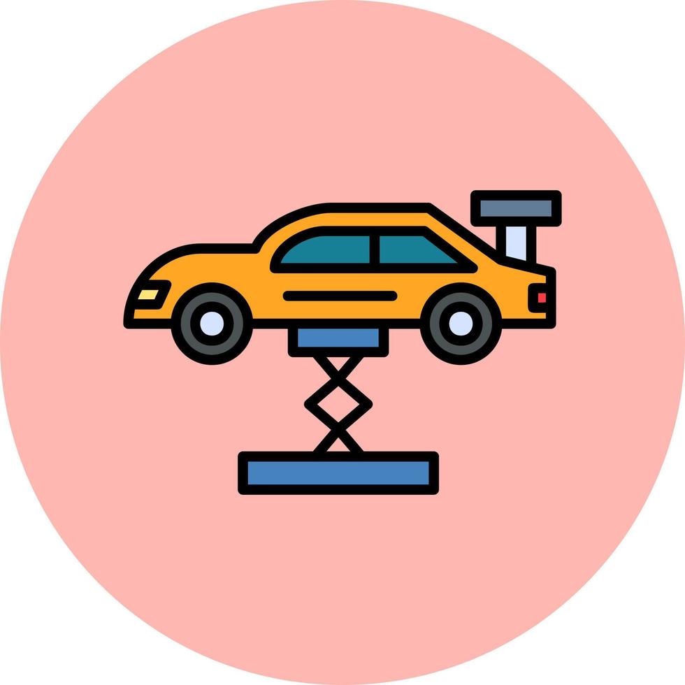 Auto Heben Vektor Symbol