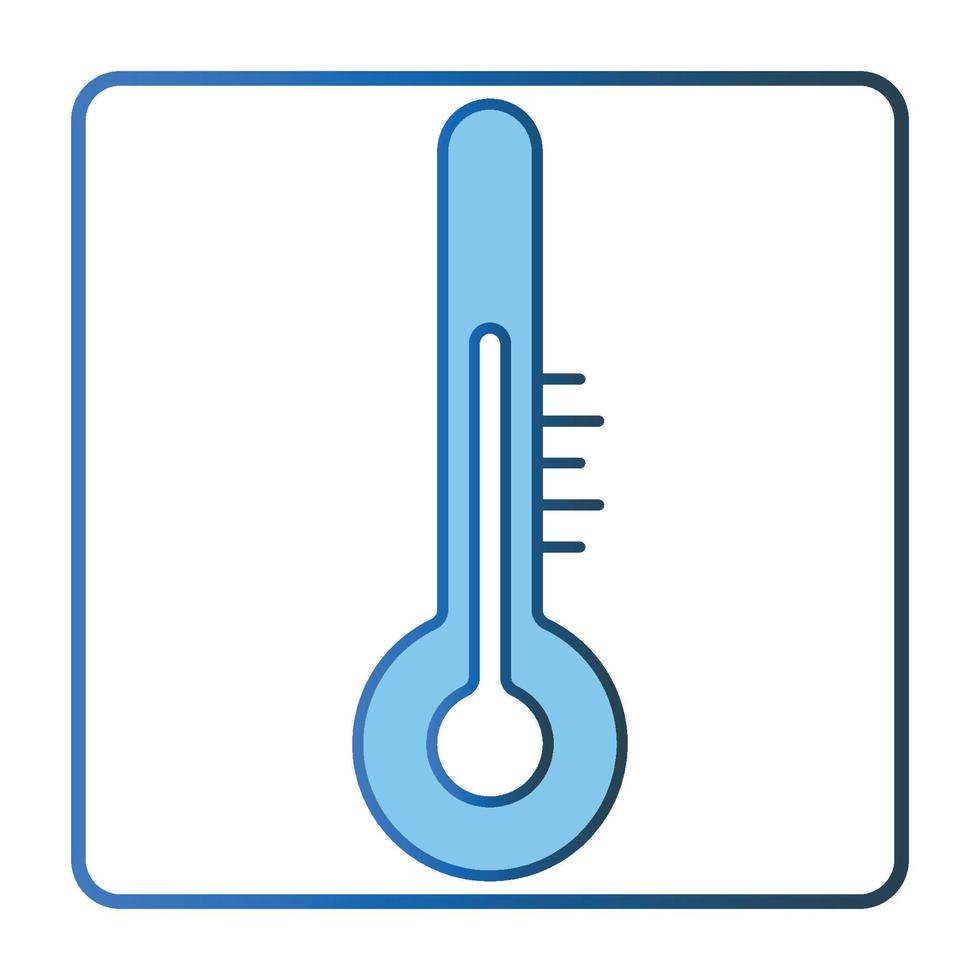 termometer ikon illustration. ikon relaterad till bebis vård. linjär Färg ikon stil, två tona ikon. enkel vektor design redigerbar