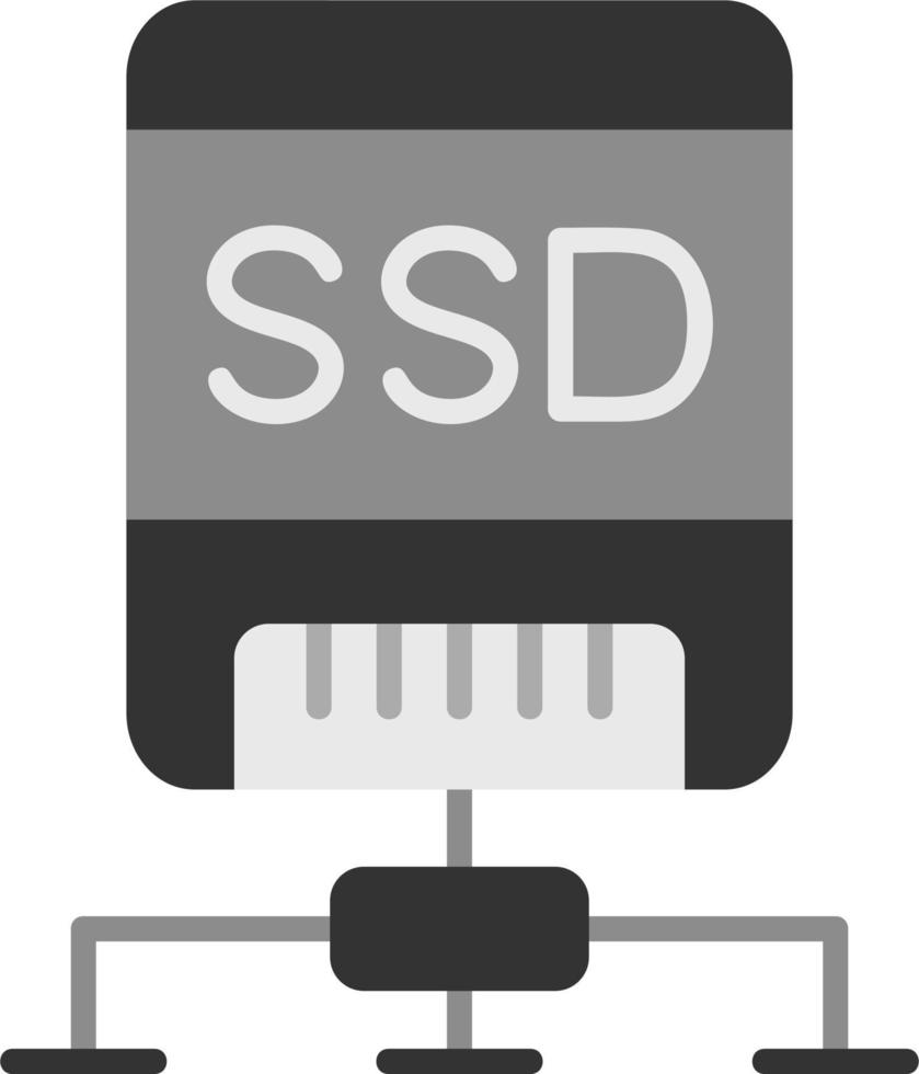 sSD disk vektor ikon