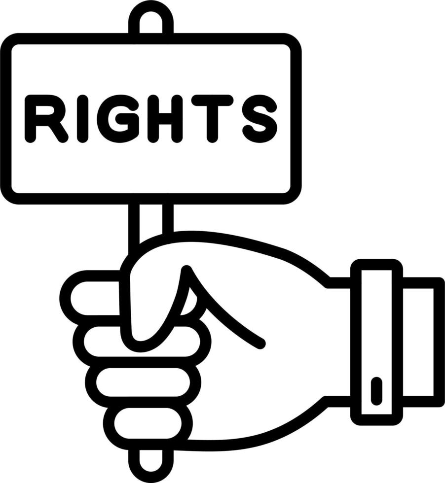Rechte Vektor Symbol