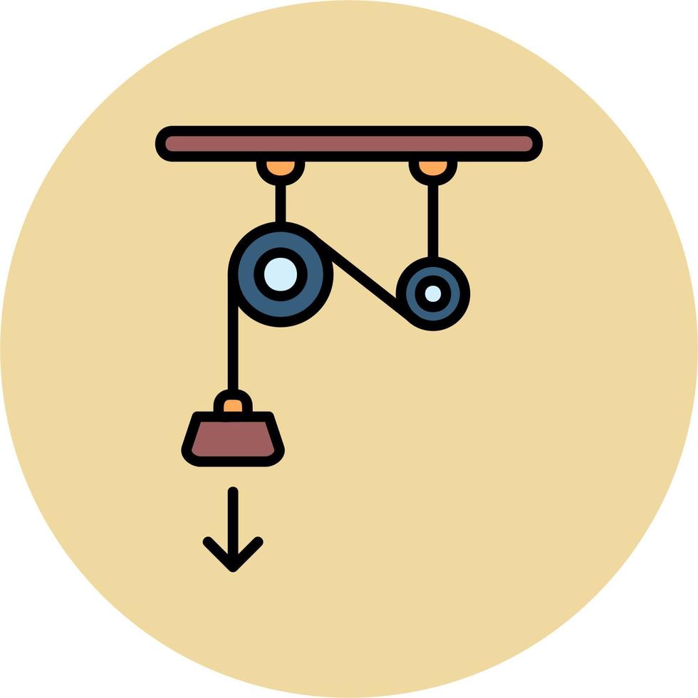 Riemenscheiben-Vektorsymbol vektor