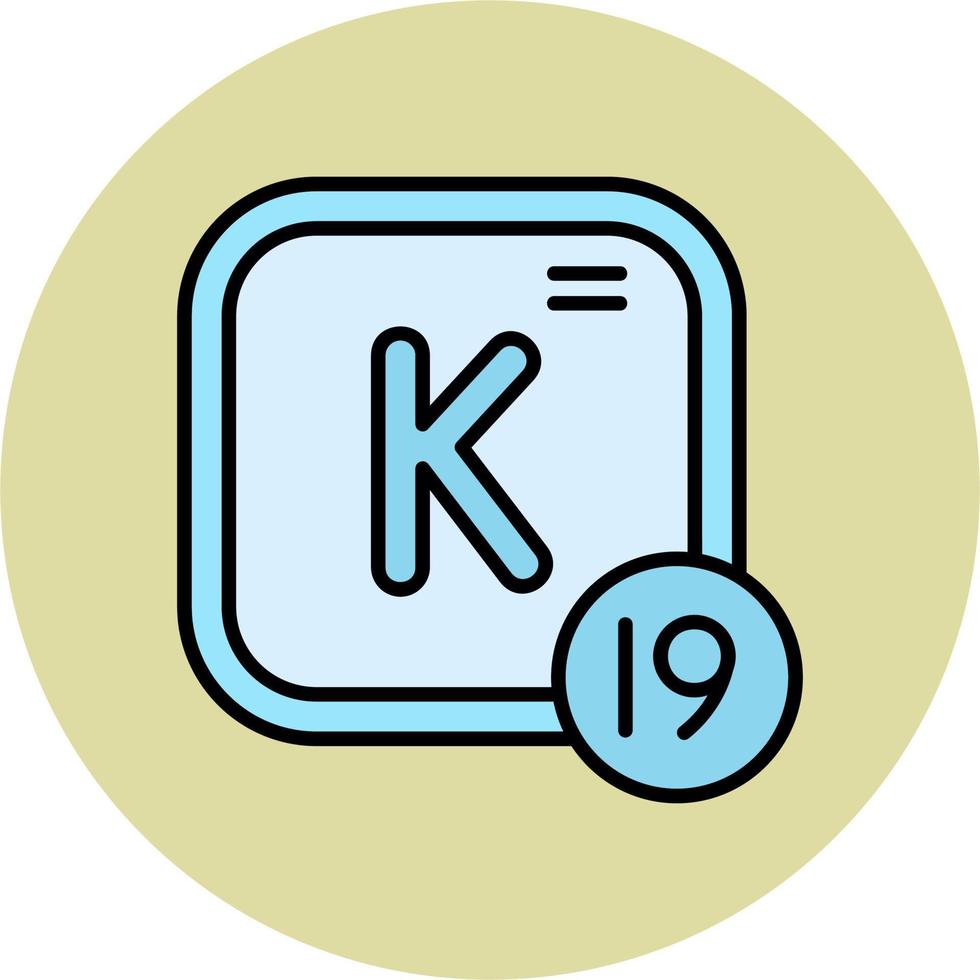 Kalium Vektor Symbol