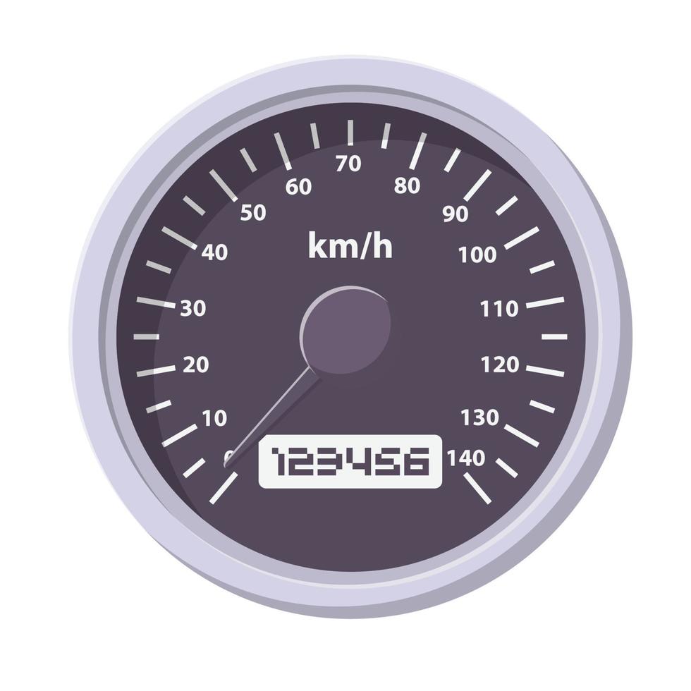 Tachometer Illustration. sauber Symbol Design Element auf isoliert Weiß Hintergrund vektor