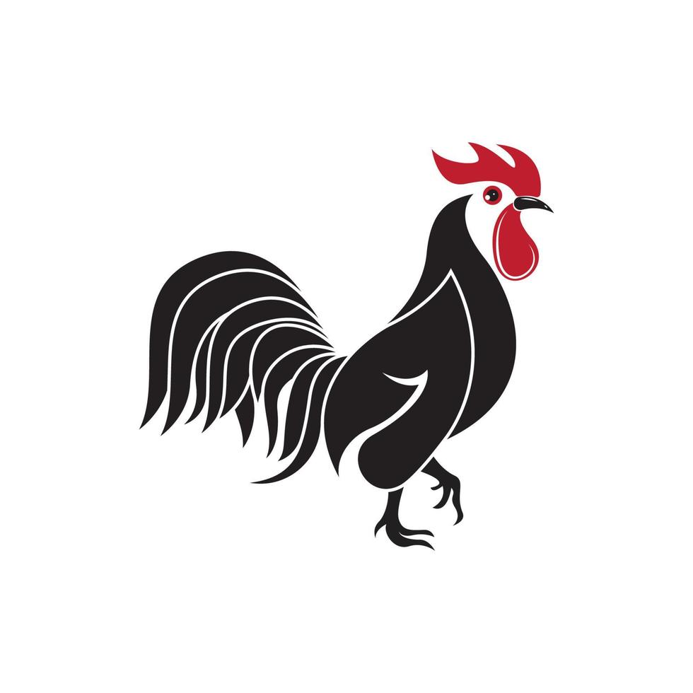 Hahn Logo Symbol Vektor und Symbol Vorlage
