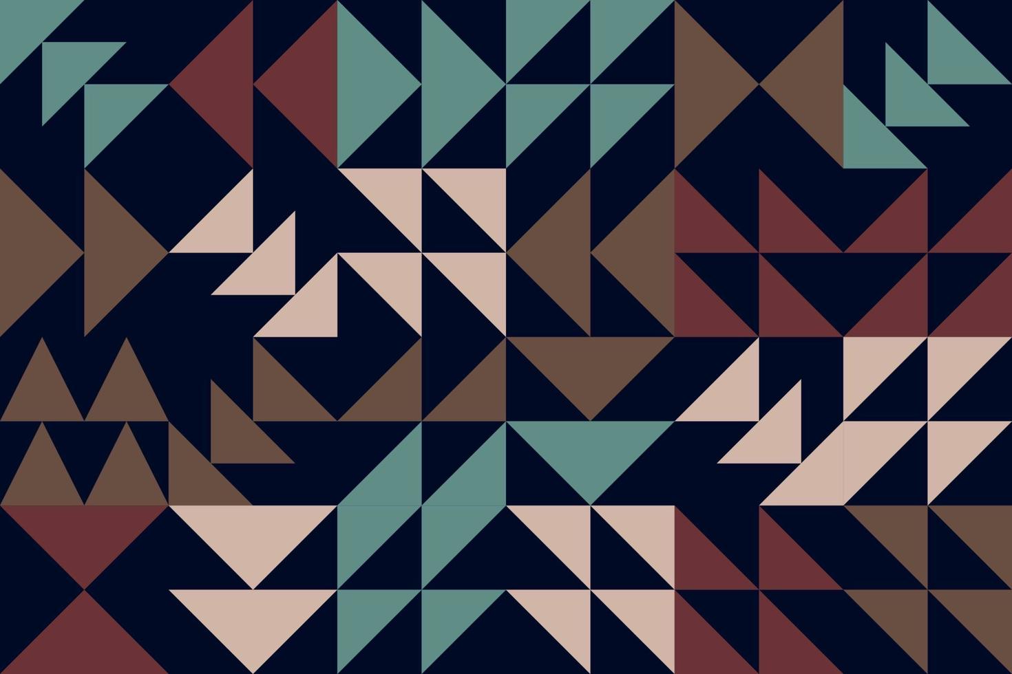 geometrisch Mosaik Pfeile nahtlos Muster. retro kachelbar Illustration Design zum Anwendung, Netz vektor