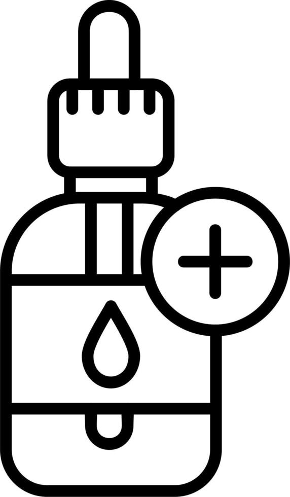 Vektorsymbol für ätherisches Öl vektor