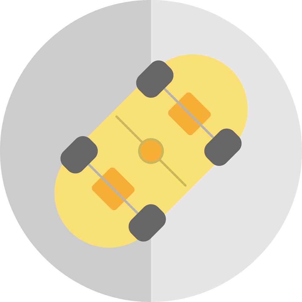 Skateboard-Vektor-Icon-Design vektor